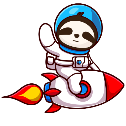 sloth reading a book